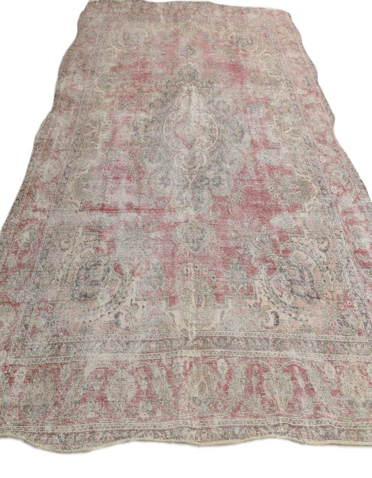 Detail image of 9' x 11' 9  Hand Knotted Ultra Vintage Persian Wool Rug