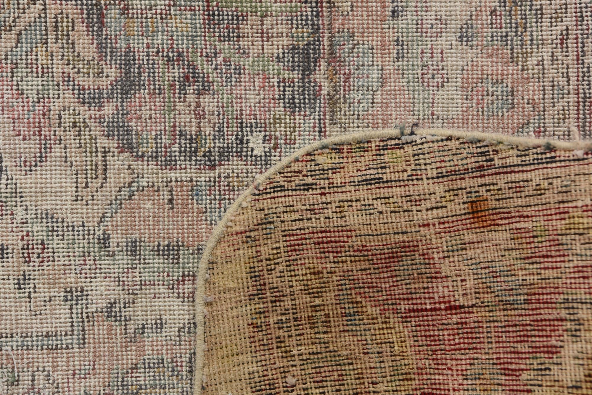 9' x 11' 9 Hand Knotted Ultra Vintage Persian Wool Rug
