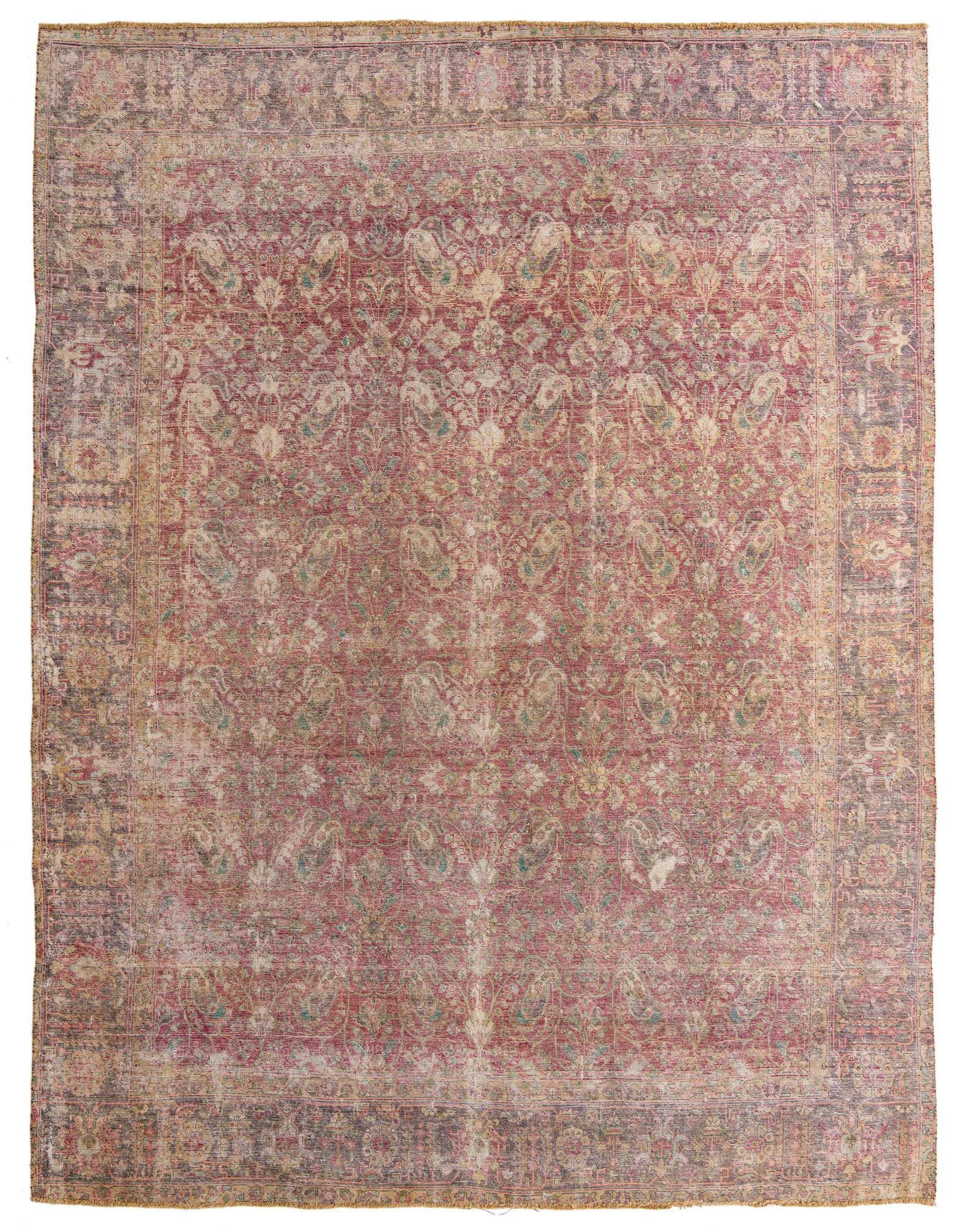 Primary image 10' x 12' 7  Hand Knotted Ultra Vintage Persian Wool Rug