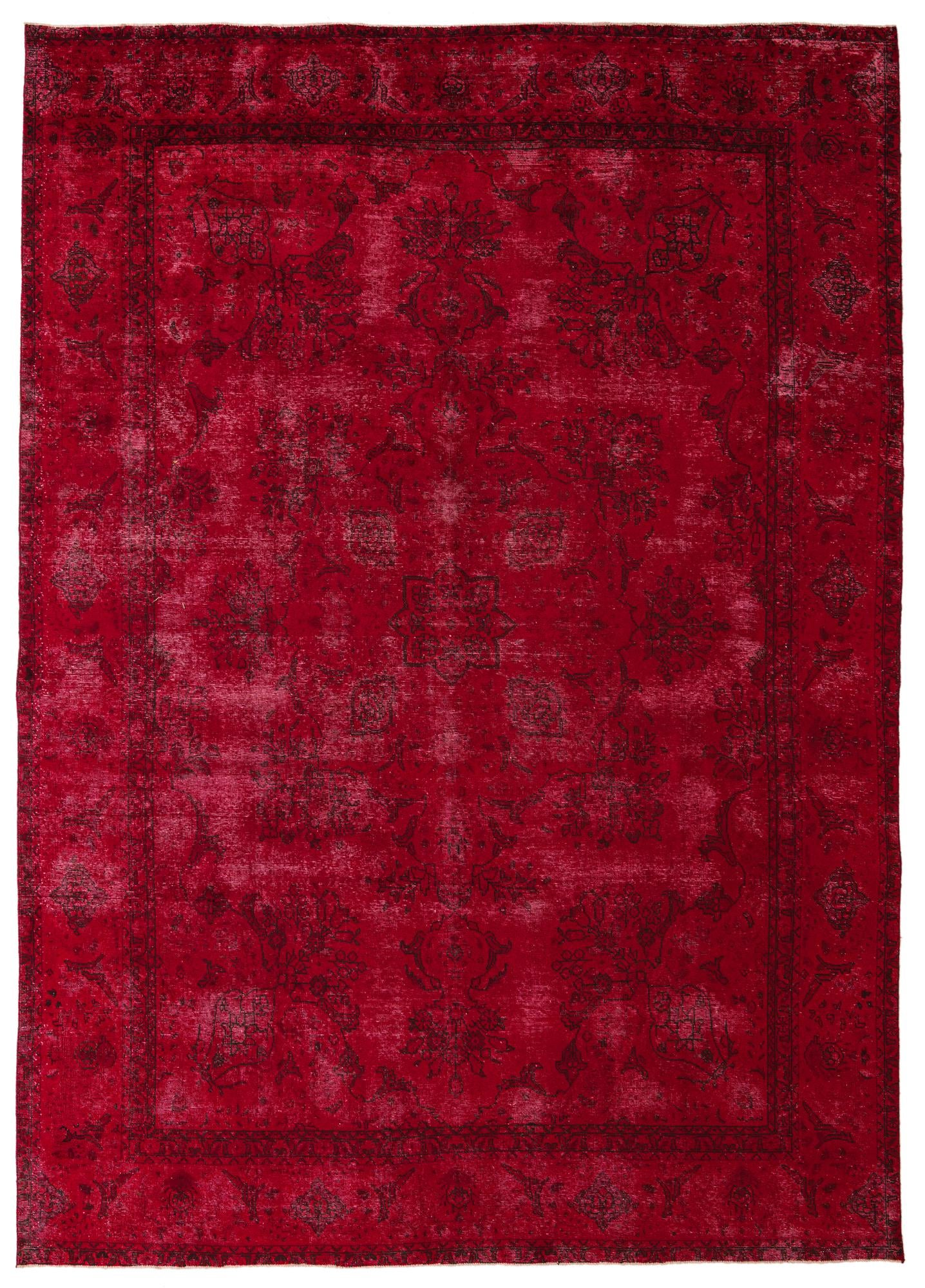 9' 2 x 12' 4 Hand Knotted Ultra Vintage Persian Wool Rug