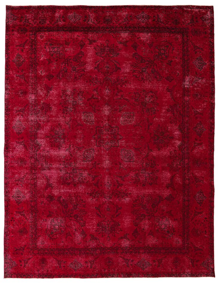 Detail image of 9' 2 x 12' 4 Hand Knotted Ultra Vintage Persian Wool Rug