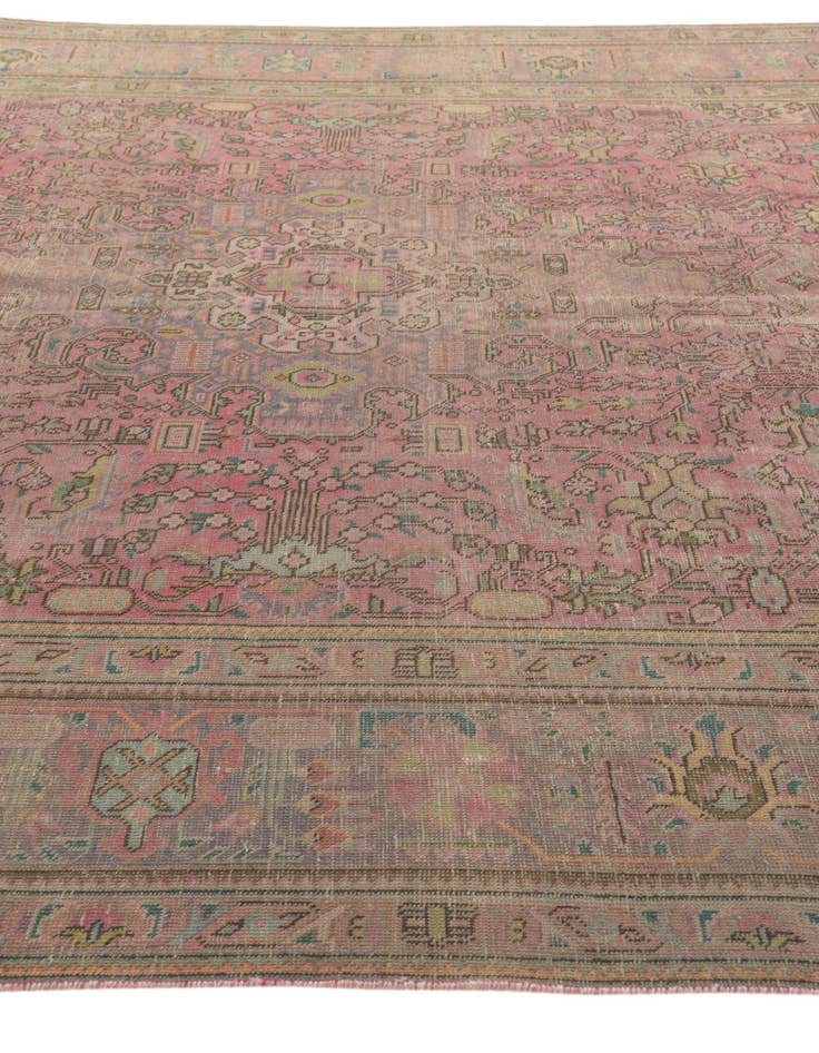 Detail image of 9' 5 x 12' 4  Hand Knotted Ultra Vintage Persian Wool Rug