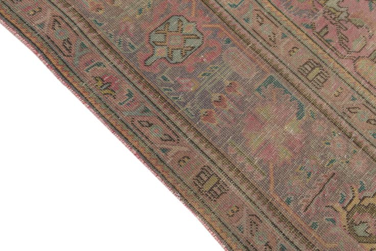 Detail image of 9' 5 x 12' 4 Hand Knotted Ultra Vintage Persian Wool Rug