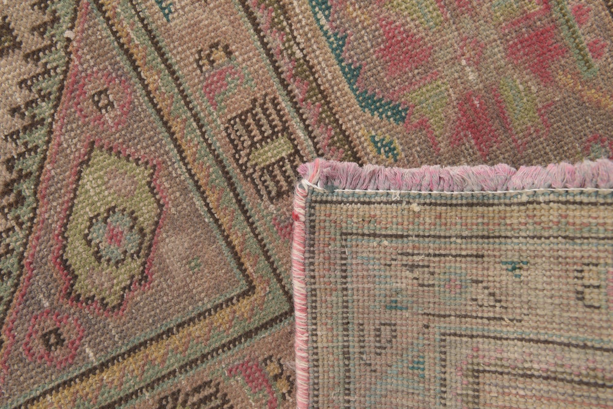 9' 5 x 12' 4 Hand Knotted Ultra Vintage Persian Wool Rug