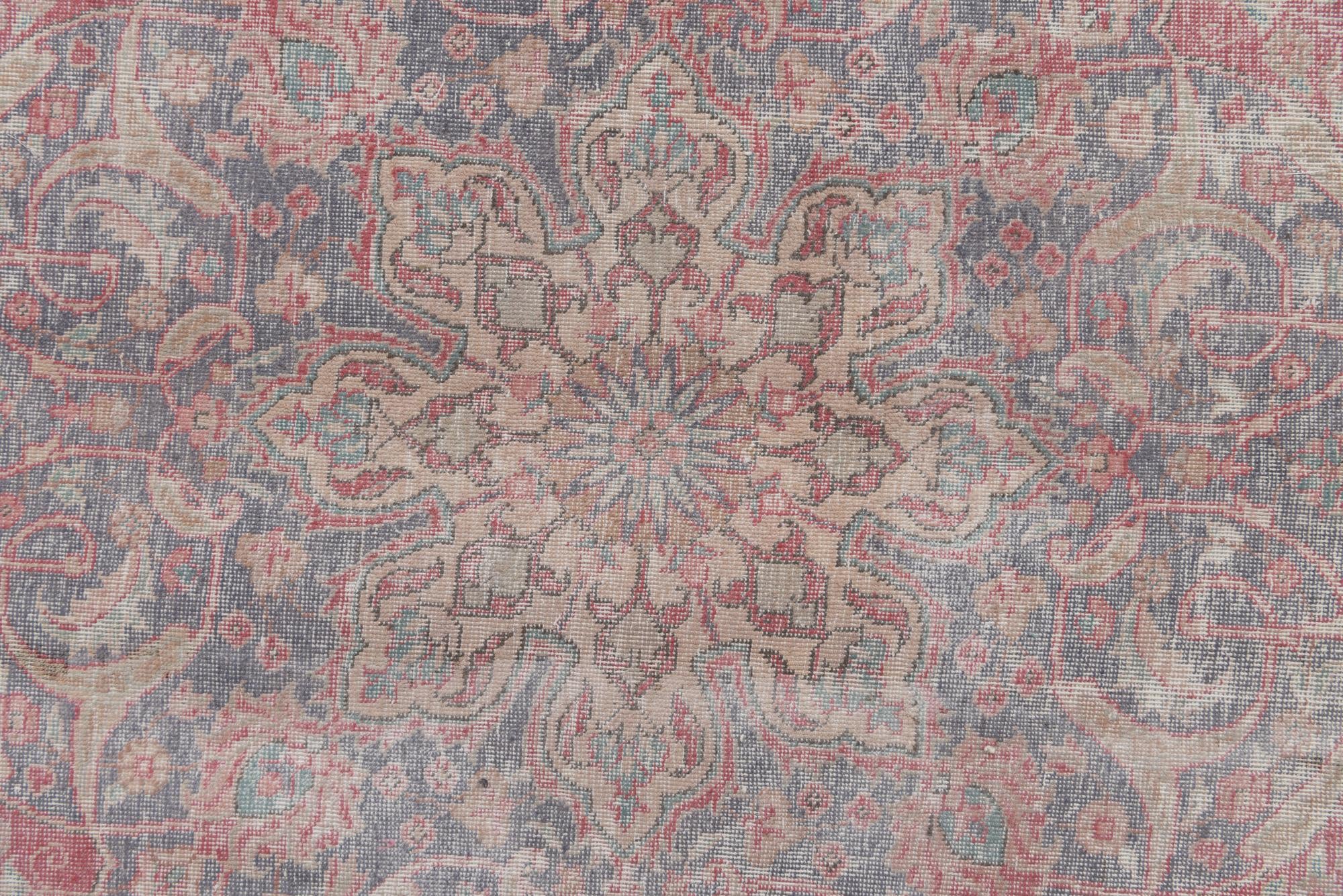 290cm x 395cm anudado a mano Ultra Vintage Alfombra Persa Lana
