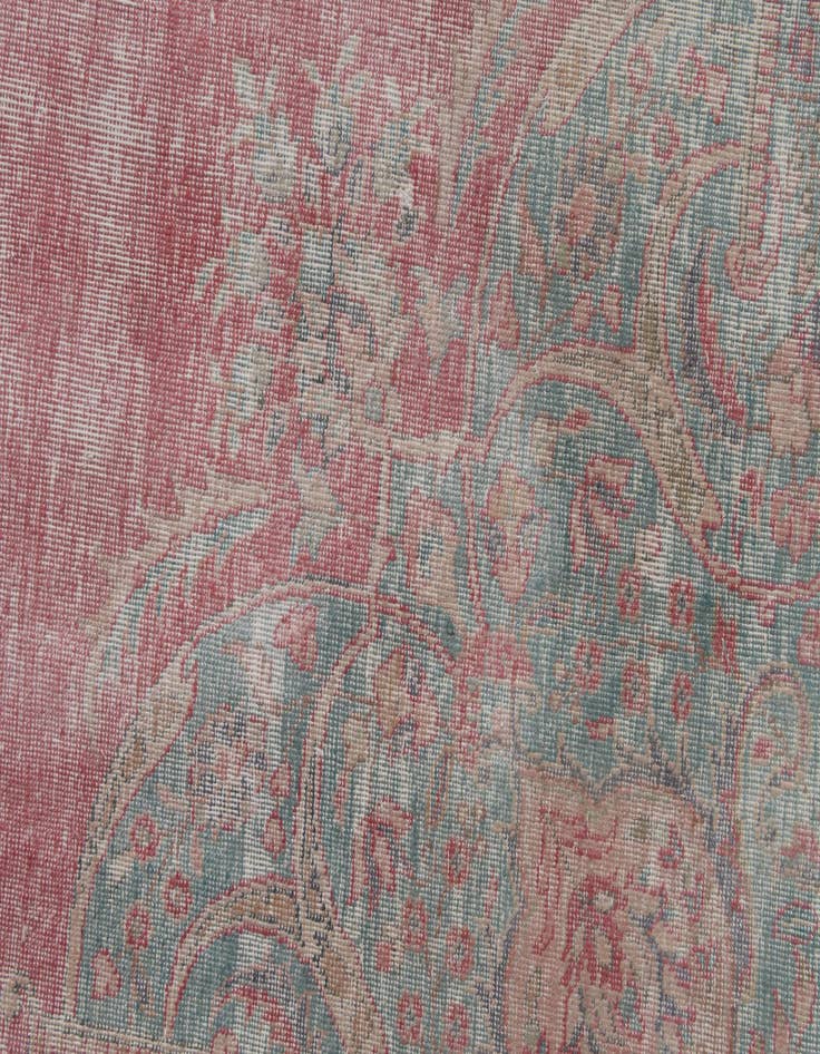 Detail image of 9' 7 x 13'  Hand Knotted Ultra Vintage Persian Wool Rug