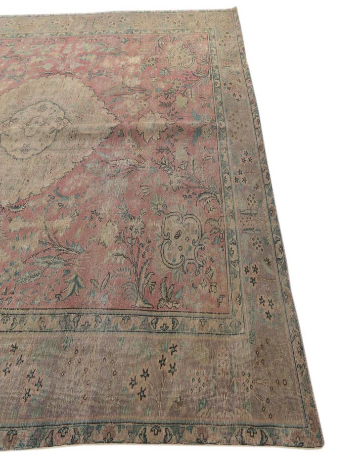 Detail image of 10' x 12' 10  Hand Knotted Ultra Vintage Persian Wool Rug