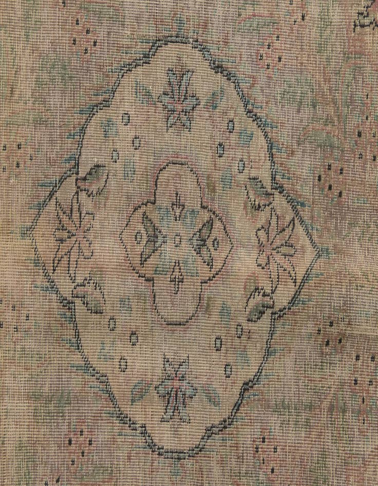 Detail image of 10' x 12' 10  Hand Knotted Ultra Vintage Persian Wool Rug