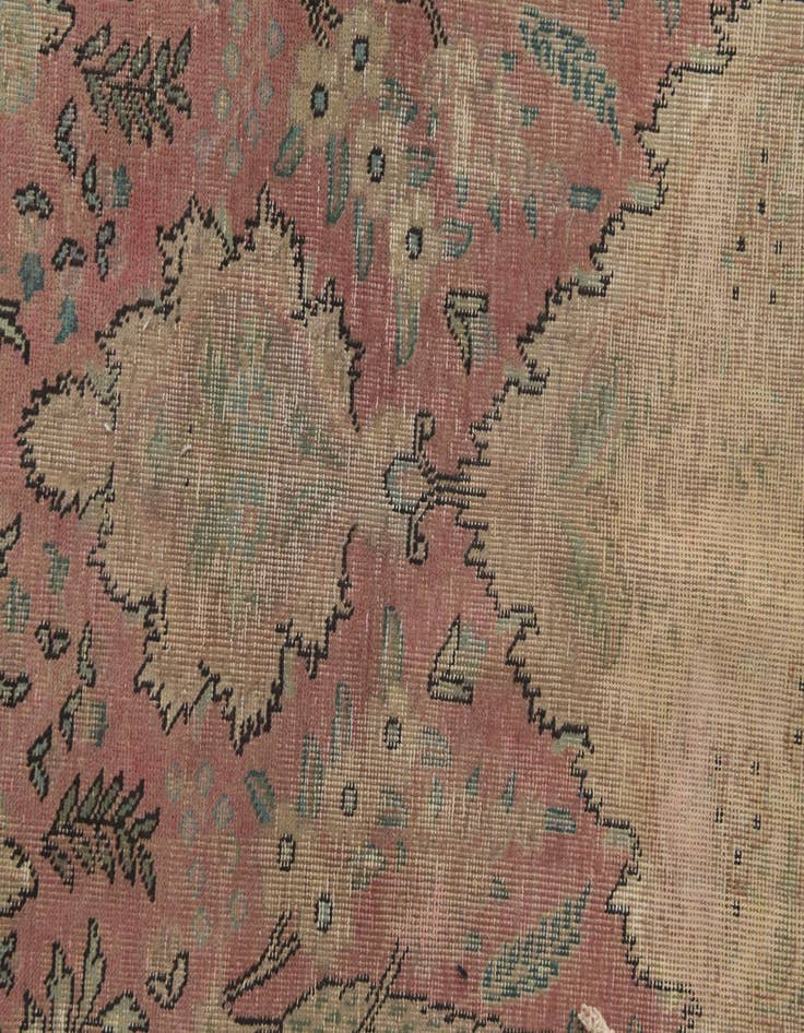 Detail image of 10' x 12' 10  Hand Knotted Ultra Vintage Persian Wool Rug