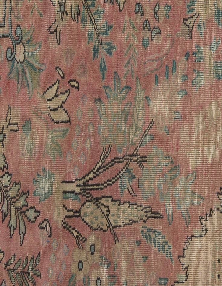 Detail image of 10' x 12' 10  Hand Knotted Ultra Vintage Persian Wool Rug