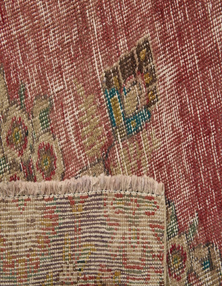 Detail image of 7' x 9' 8  Hand Knotted Ultra Vintage Persian Wool Rug