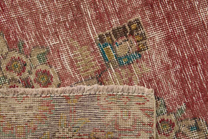 7' x 9' 8 Hand Knotted Ultra Vintage Persian Wool Rug