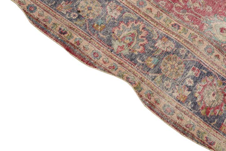 9' 7 x 11' 2 Hand Knotted Ultra Vintage Persian Wool Rug