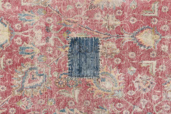 9' 7 x 11' 2 Hand Knotted Ultra Vintage Persian Wool Rug