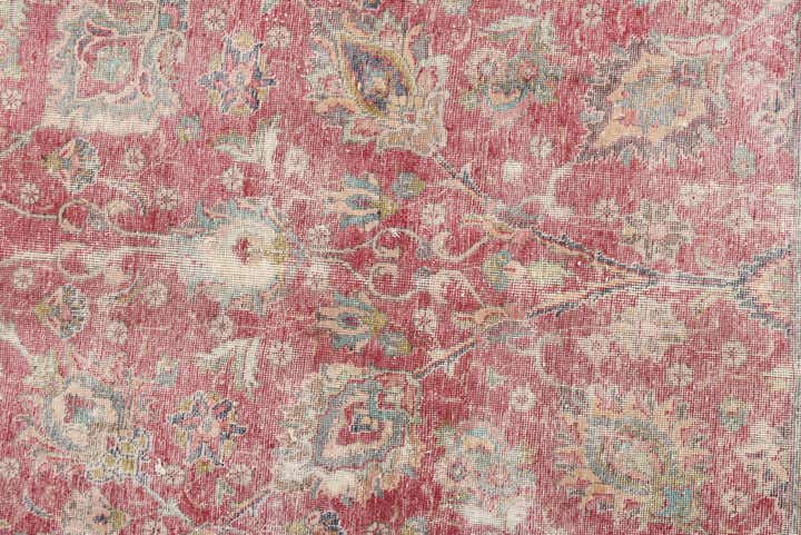 9' 7 x 11' 2 Hand Knotted Ultra Vintage Persian Wool Rug