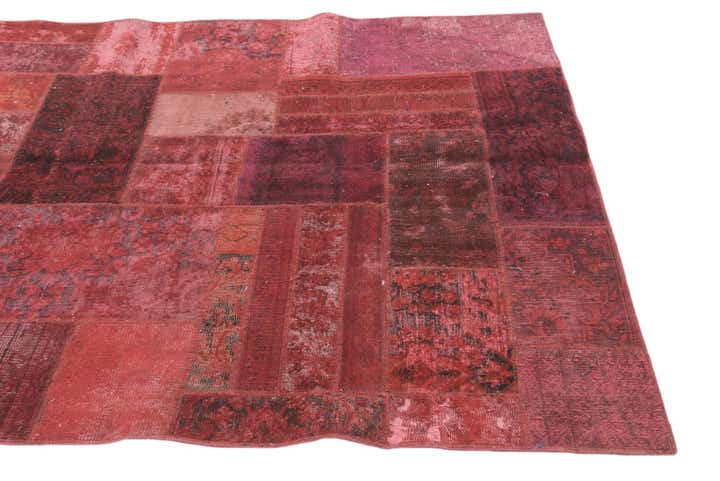 5' 1 x 6' 7 Hand Knotted Ultra Vintage Persian Wool Rug
