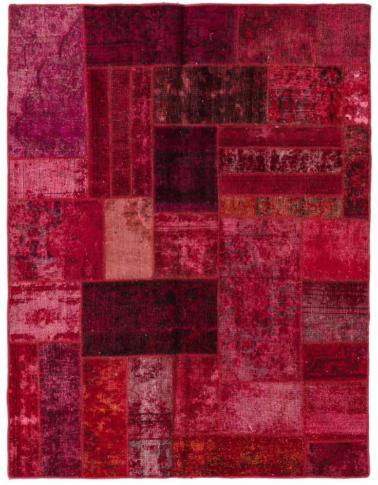 Detail image of 5' 1 x 6' 7 Hand Knotted Ultra Vintage Persian Wool Rug