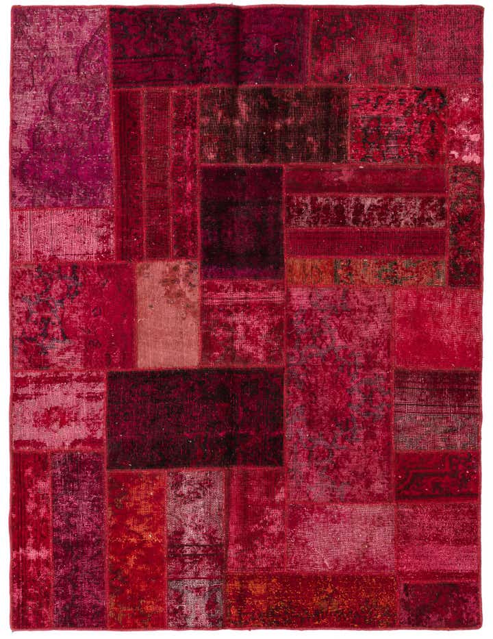 5' 1 x 6' 7 Hand Knotted Ultra Vintage Persian Wool Rug