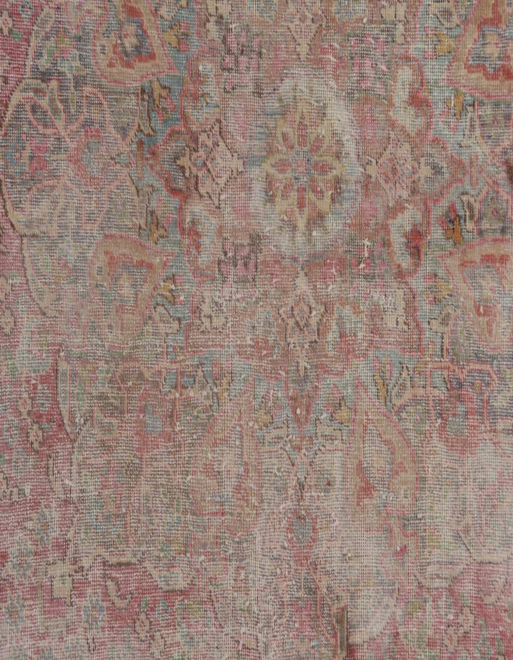 Detail image of 9' 8 x 12' 9  Hand Knotted Ultra Vintage Persian Wool Rug