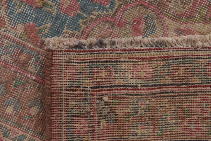 9' 8 x 12' 9 Hand Knotted Ultra Vintage Persian Wool Rug