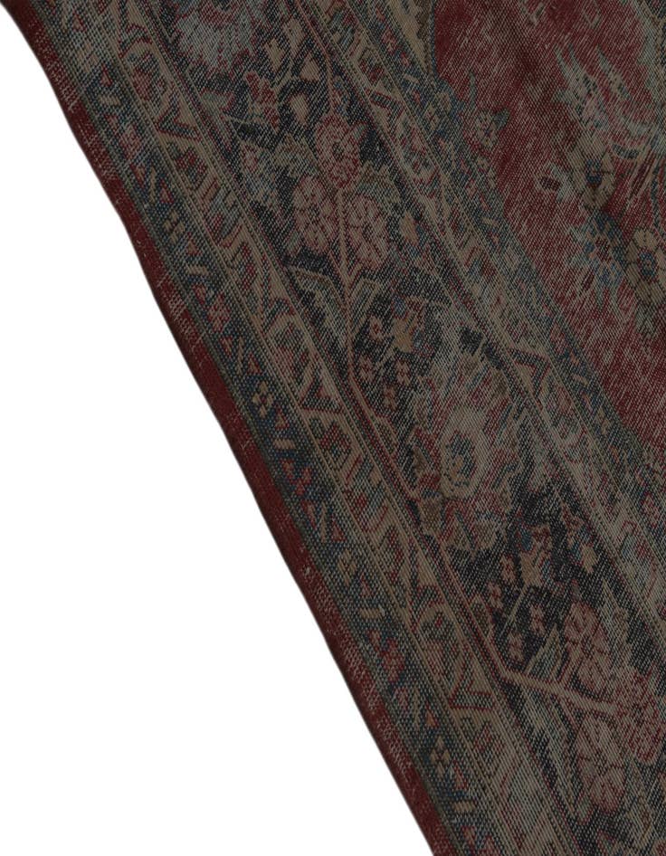 Detail image of 8' x 11'  Hand Knotted Ultra Vintage Persian Wool Rug