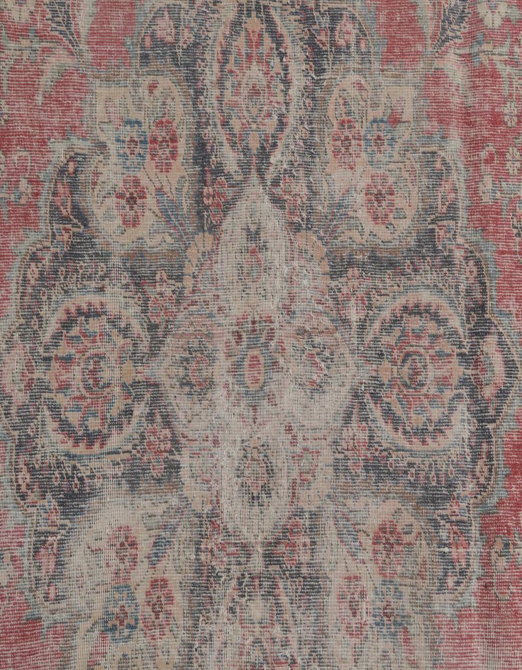 Detail image of 8' x 11'  Hand Knotted Ultra Vintage Persian Wool Rug