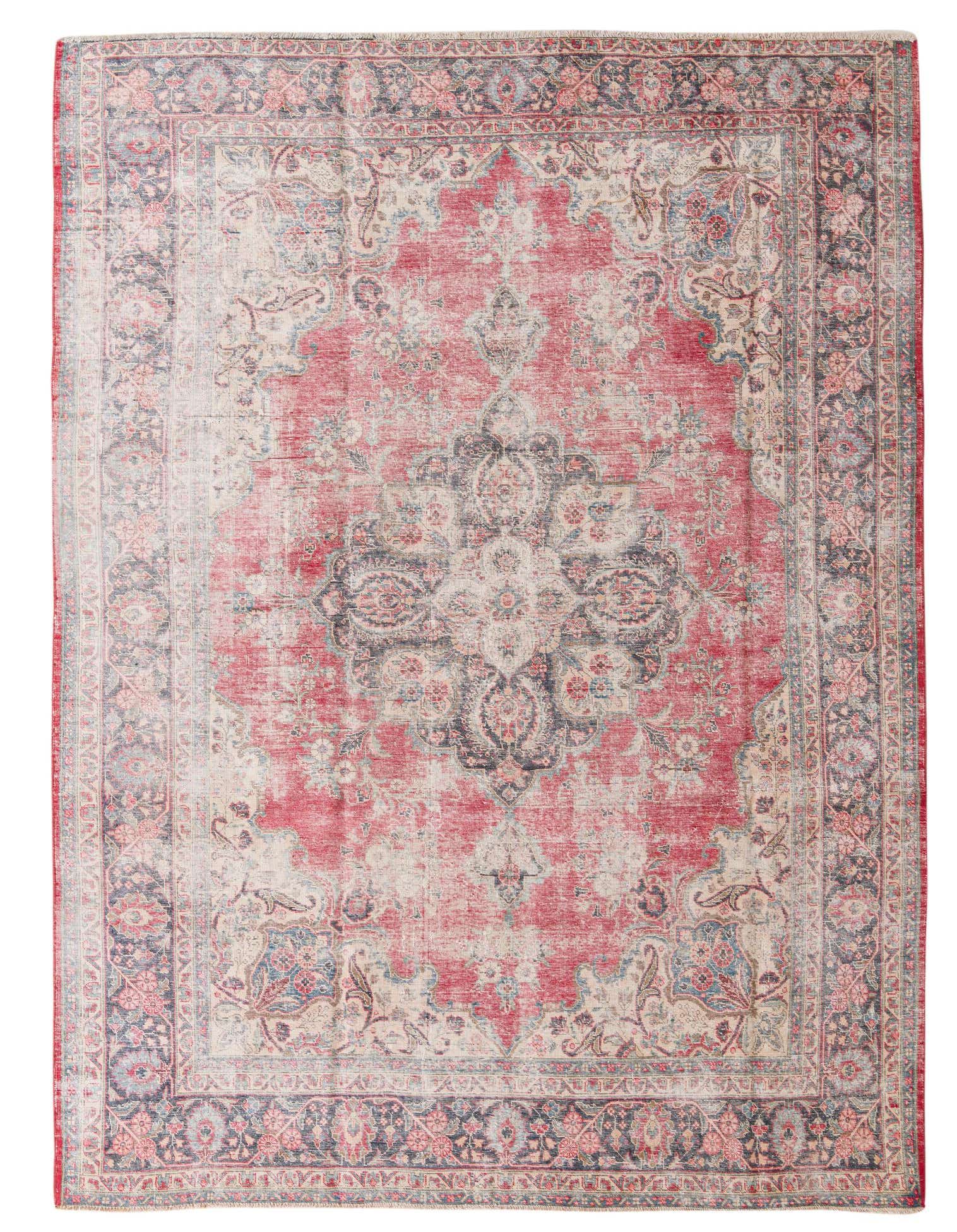 Primary image 8' x 11'  Hand Knotted Ultra Vintage Persian Wool Rug