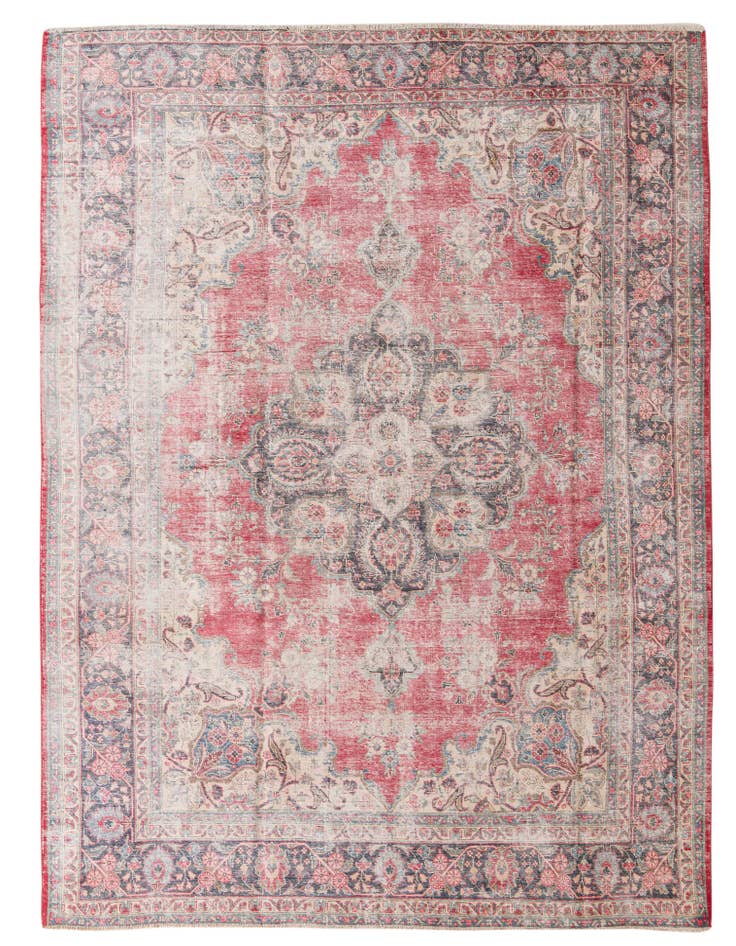 Detail image of 8' x 11' Hand Knotted Ultra Vintage Persian Wool Rug