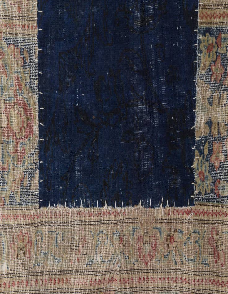 Detail image of 9' 4 x 13'  Hand Knotted Ultra Vintage Persian Wool Rug