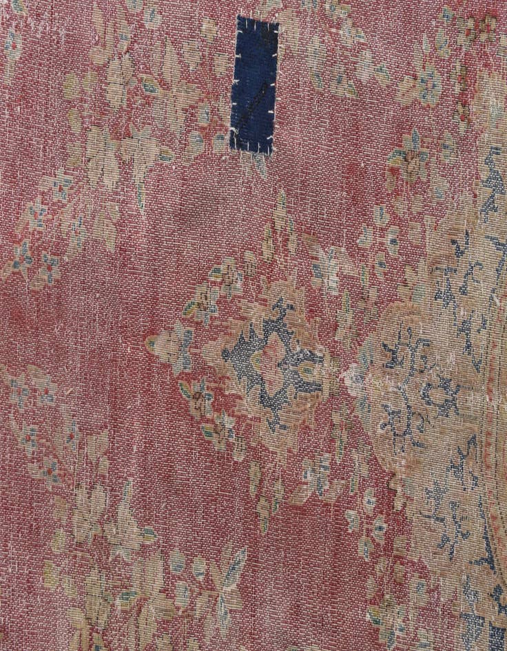 Detail image of 9' 4 x 13'  Hand Knotted Ultra Vintage Persian Wool Rug