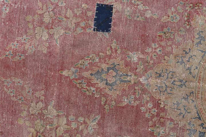 9' 4 x 13' Hand Knotted Ultra Vintage Persian Wool Rug