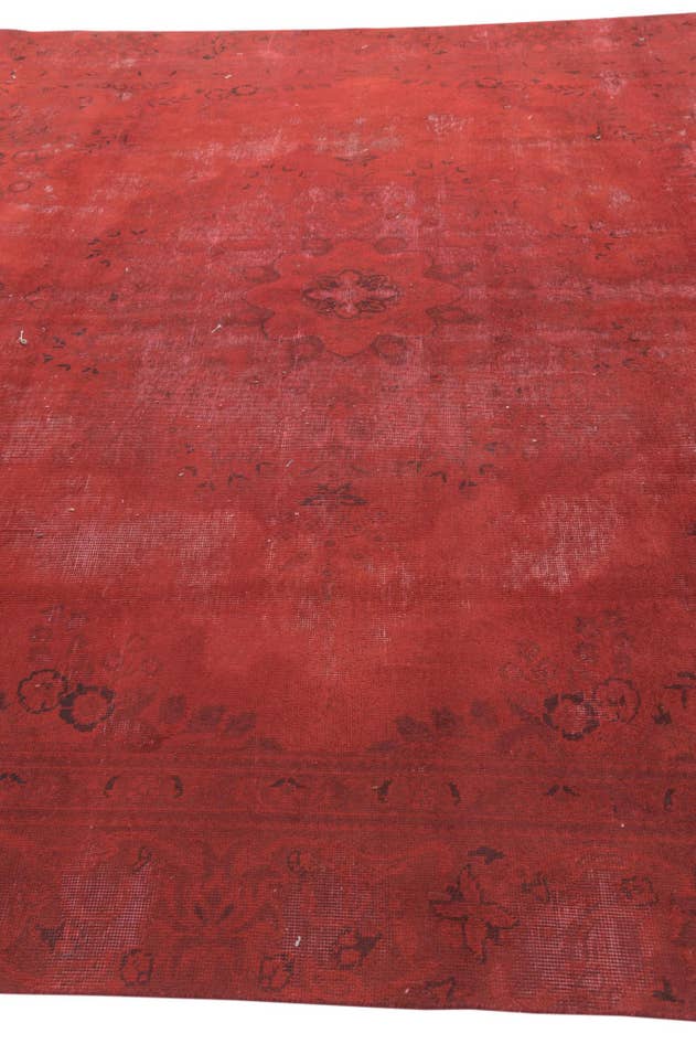 Detail image of 9' 1 x 12' Hand Knotted Ultra Vintage Persian Wool Rug