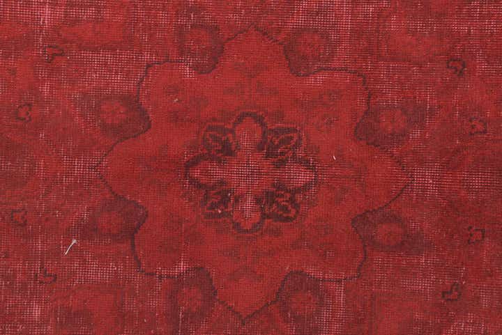 9' 1 x 12' Hand Knotted Ultra Vintage Persian Wool Rug