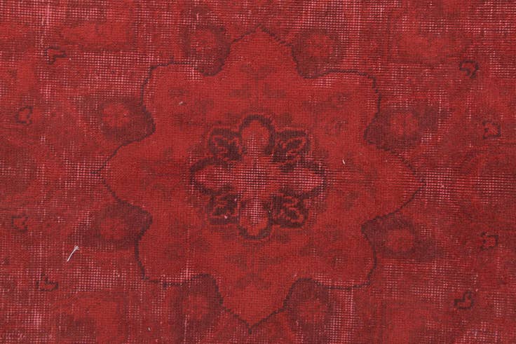 Detail image of 9' 1 x 12' Hand Knotted Ultra Vintage Persian Wool Rug