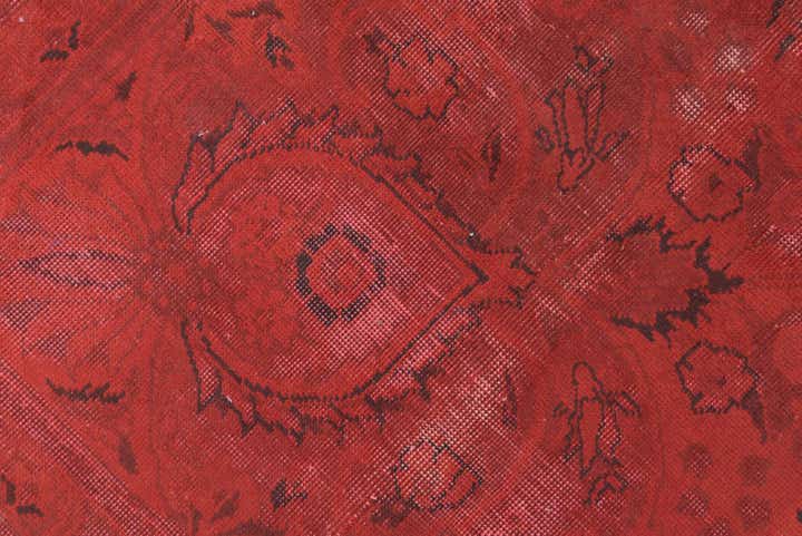 9' 1 x 12' Hand Knotted Ultra Vintage Persian Wool Rug