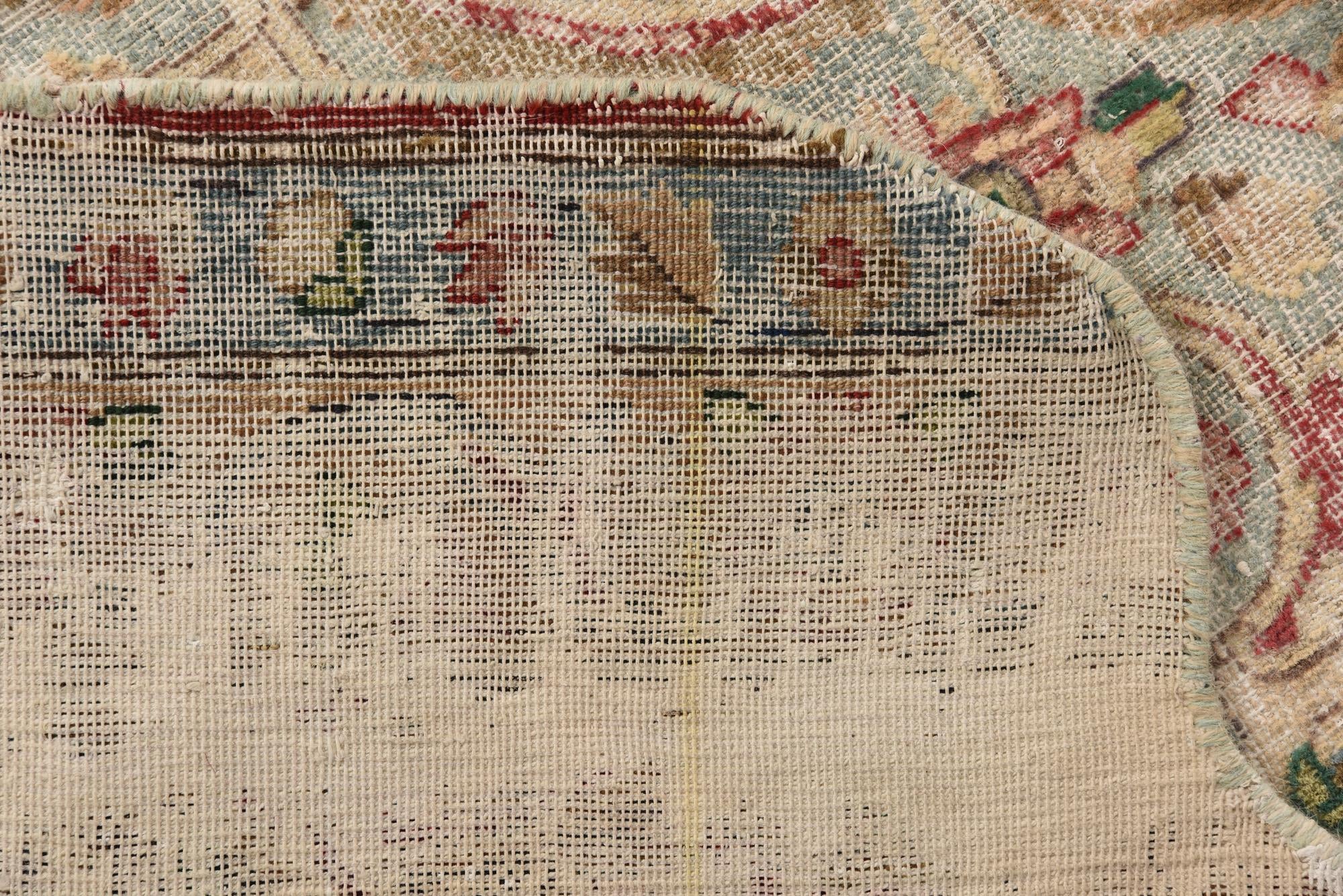 9' 8 x 12' 9 Hand Knotted Ultra Vintage Persian Wool Rug