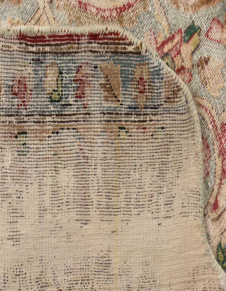 Detail image of 9' 8 x 12' 9  Hand Knotted Ultra Vintage Persian Wool Rug