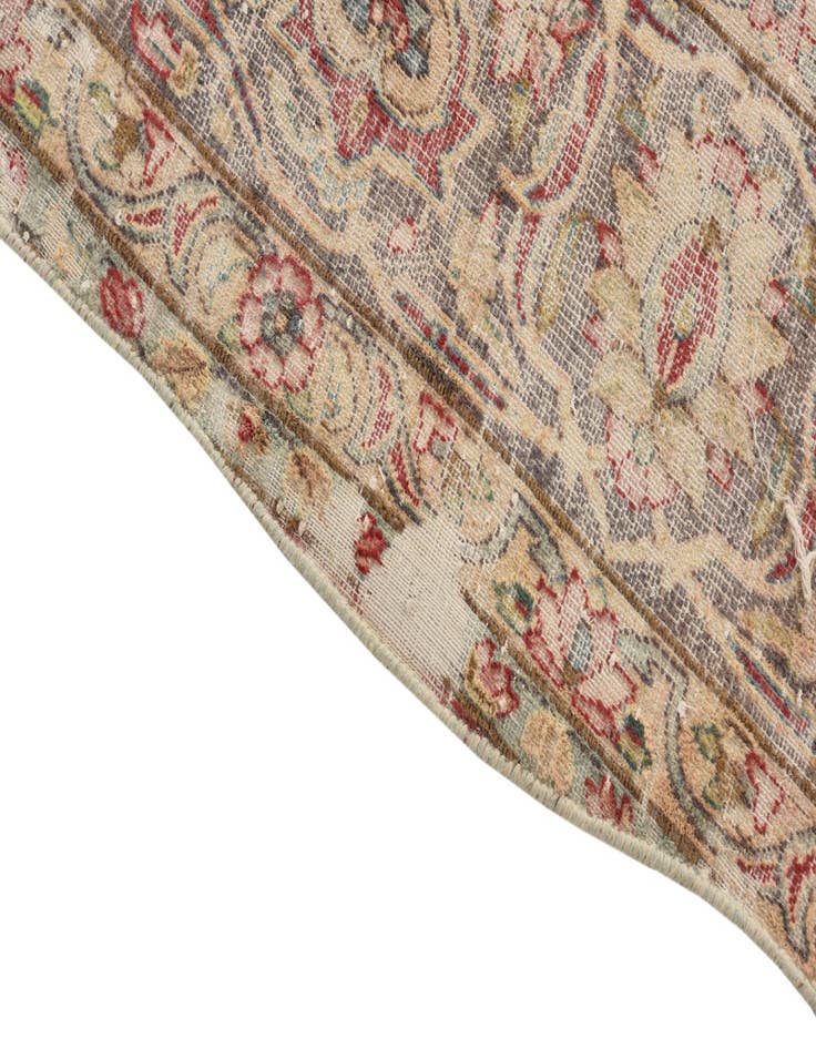 Detail image of 9' 8 x 12' 9  Hand Knotted Ultra Vintage Persian Wool Rug