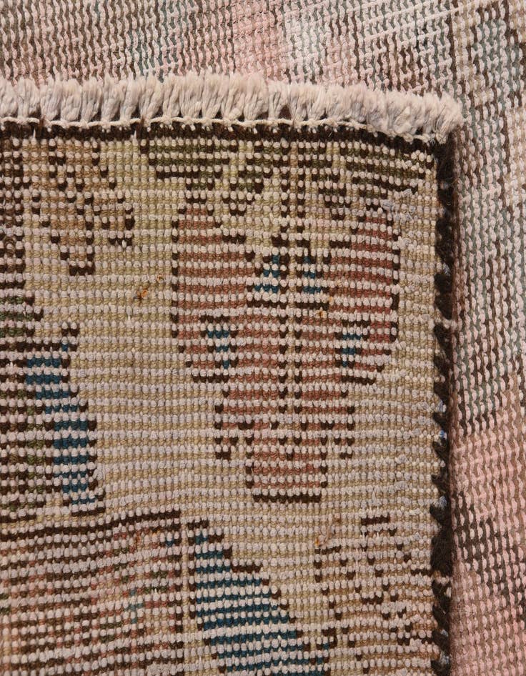 Detail image of 4' 6 x 6' 5  Hand Knotted Ultra Vintage Persian Wool Rug