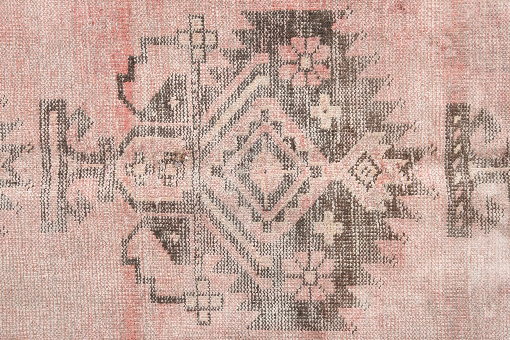 4' x 6' 8 Hand Knotted Ultra Vintage Persian Wool Rug