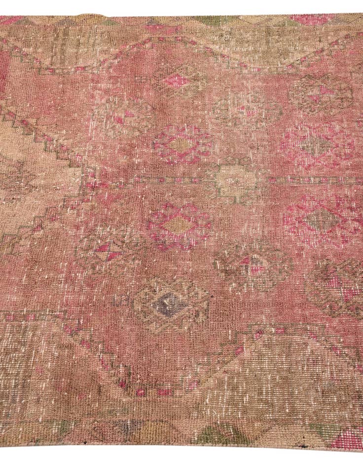 Detail image of 4' x 7' 4  Hand Knotted Ultra Vintage Persian Wool Rug