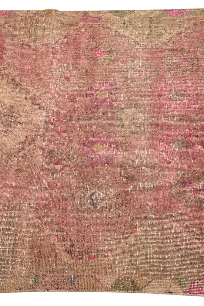 4' x 7' 4 Hand Knotted Ultra Vintage Persian Wool Rug