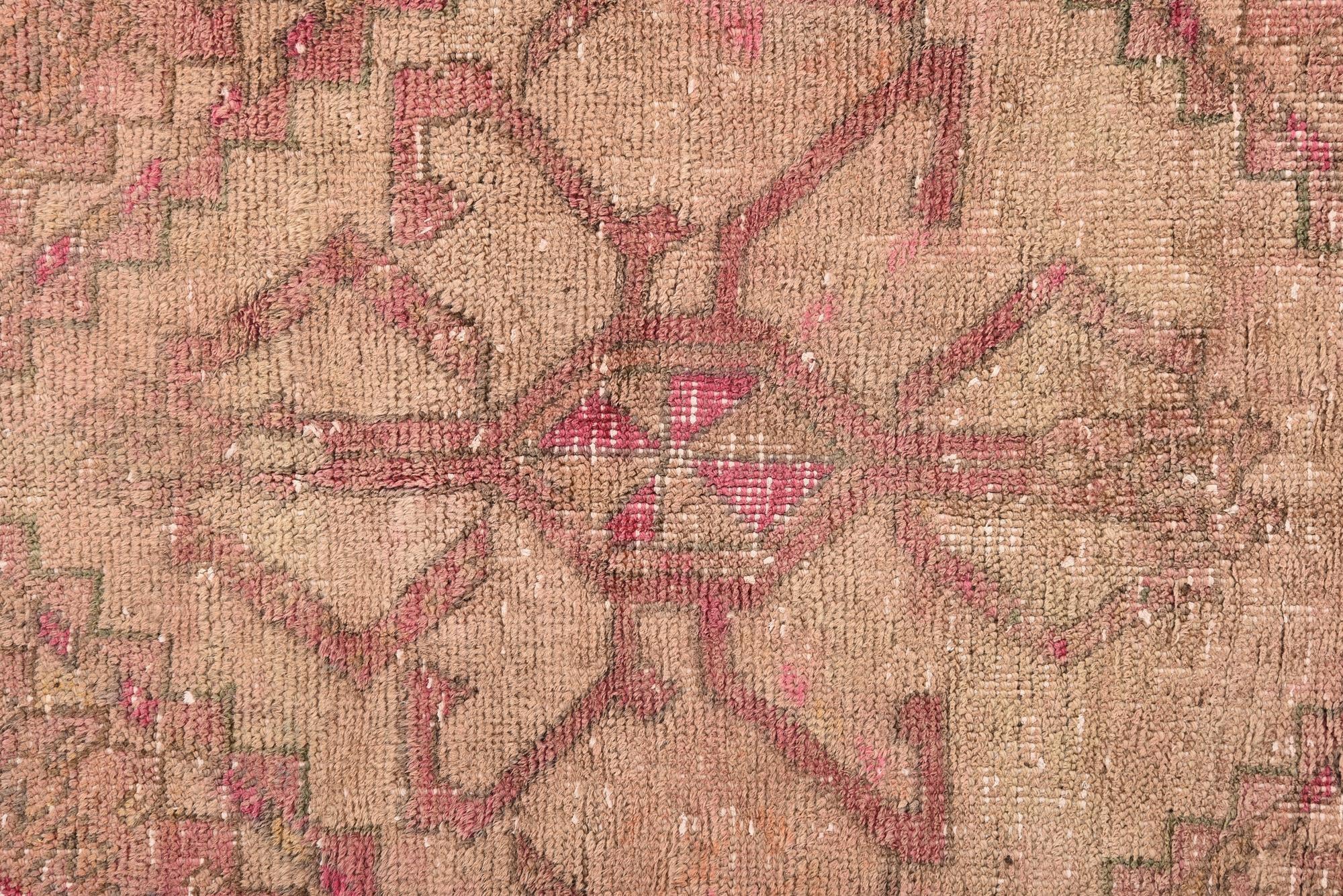 4' x 7' 4 Hand Knotted Ultra Vintage Persian Wool Rug