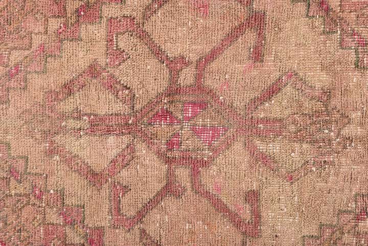4' x 7' 4 Hand Knotted Ultra Vintage Persian Wool Rug