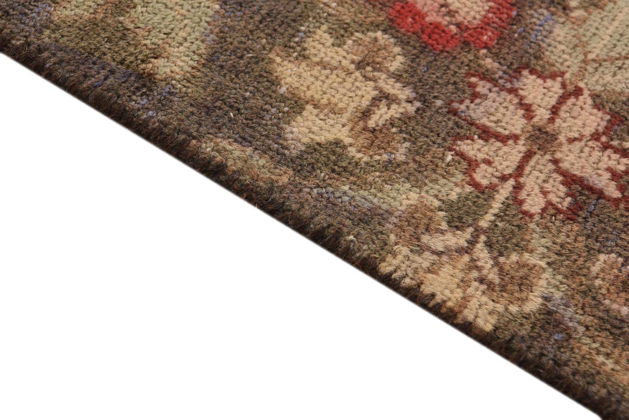 8' 2 x 12' 5 Hand Knotted Ultra Vintage Persian Wool Rug