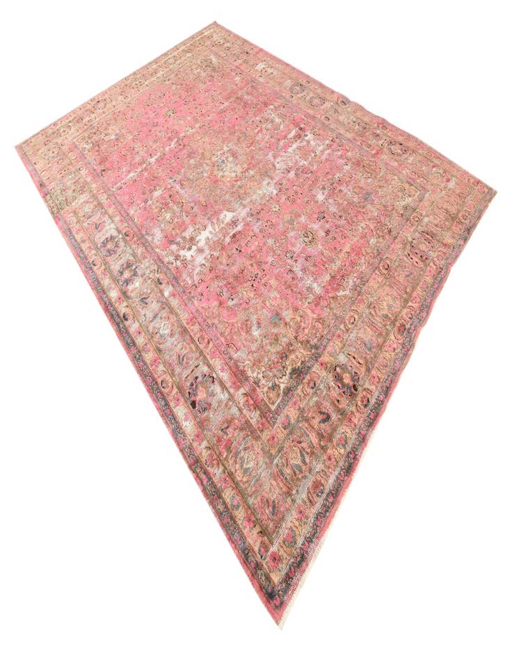 Detail image of 8' x 11' 5  Hand Knotted Ultra Vintage Persian Wool Rug