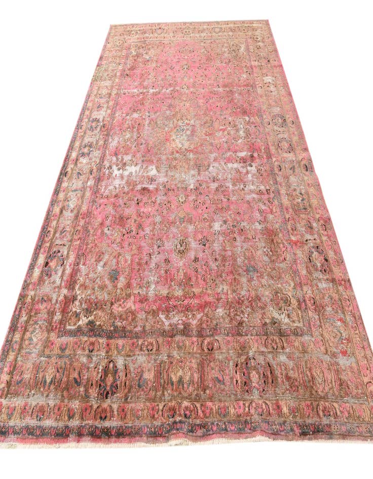 Detail image of 8' x 11' 5  Hand Knotted Ultra Vintage Persian Wool Rug