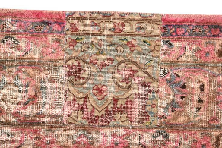 Detail image of 8' x 11' 5 Hand Knotted Ultra Vintage Persian Wool Rug