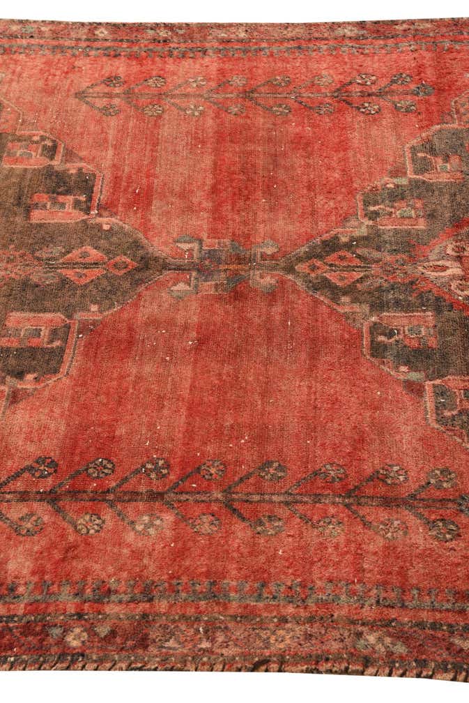 4' 7 x 8' 7 Hand Knotted Ultra Vintage Persian Wool Rug