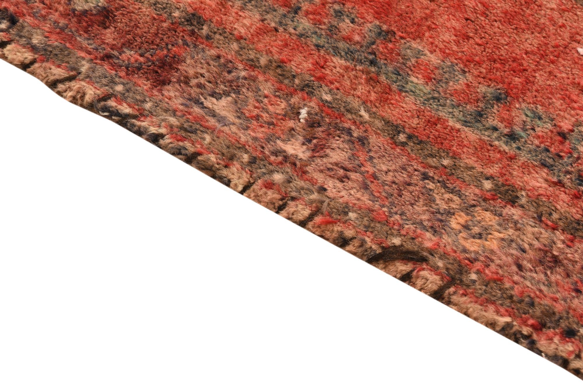 4' 7 x 8' 7 Hand Knotted Ultra Vintage Persian Wool Rug